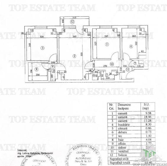 Vanzare apartament 3 camere vedere spate Ion Mihalache - 12