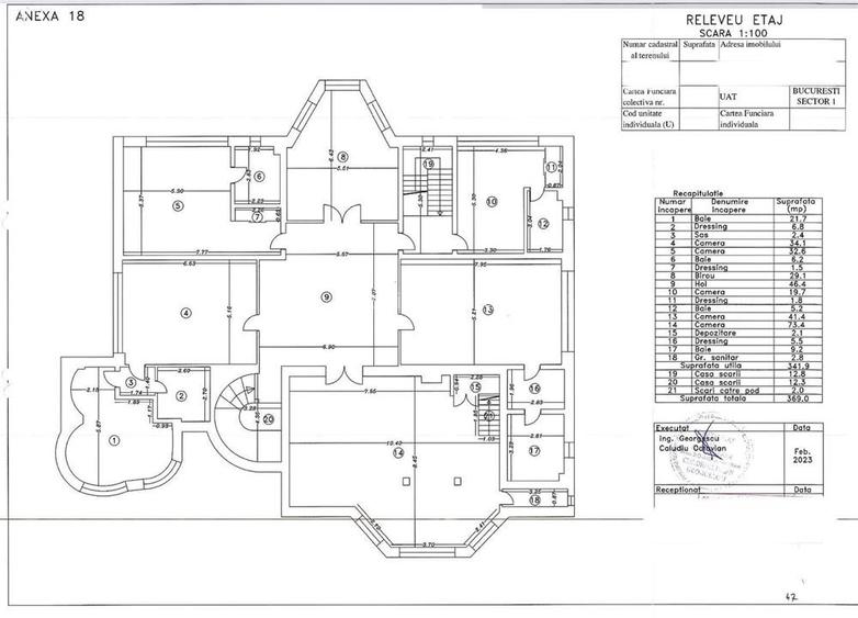 Vanzare vila lux D+P+E teren 3718 mp | piscina interioara si exterioara | Baneas - 14