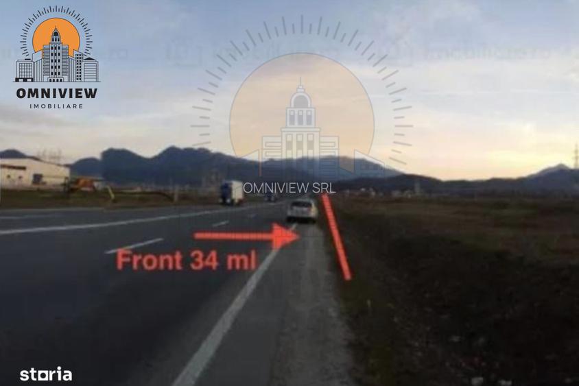 Teren cu Vizibilitate Excelentă –1.534 mp, Centura Brașov, Ieșire spre București - 2