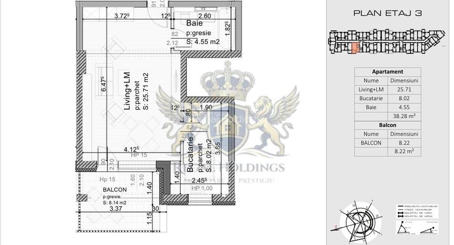 Garsoniera Deosebita, 46 Mp, 13 Decembrie- Mall Coresi - 3