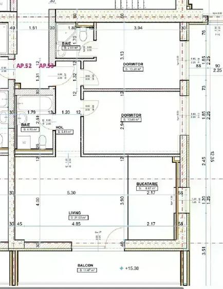 Apartament 3 camere 80,86mp | Lux | Ela Cotroceni Faza II | - 9