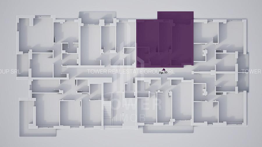 Vanzare  apartament cu 2 camere. Rate la dezvoltator pe 7 ani. - 5