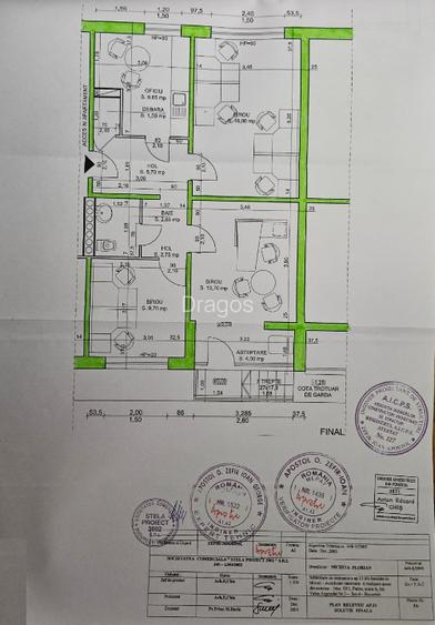 Spatiu comercial / de birou, 67 mp, parter stradal cu vad / trafic pietonal - 3
