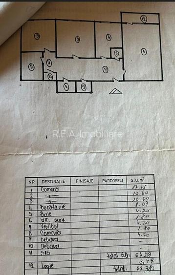 3 camere Nicolae Grigorescu decomandat,an 1984,metrou,67 mp,anvelopat - 6