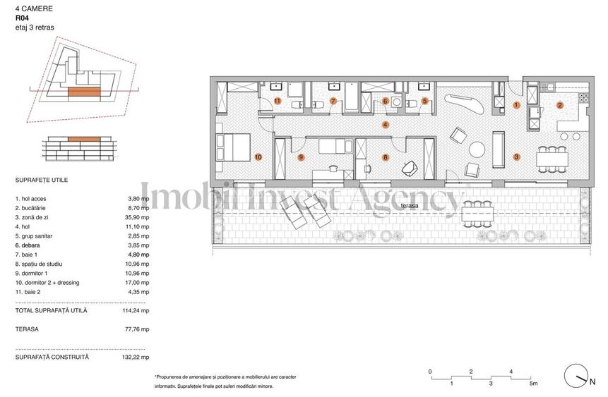 Apartament 4 camere de vanzare Pipera in bloc cu vedere la lac - 1