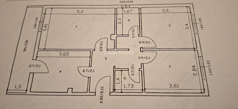 Apartament 3 camere, DECOMANDAT!  Nicolina-Belvedere! mutare imediata - 15