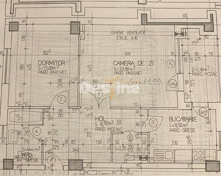 Apartament 2c 64,20mp DECOMANDAT la bulevard, etaj intermediar - Frumoasa - 19