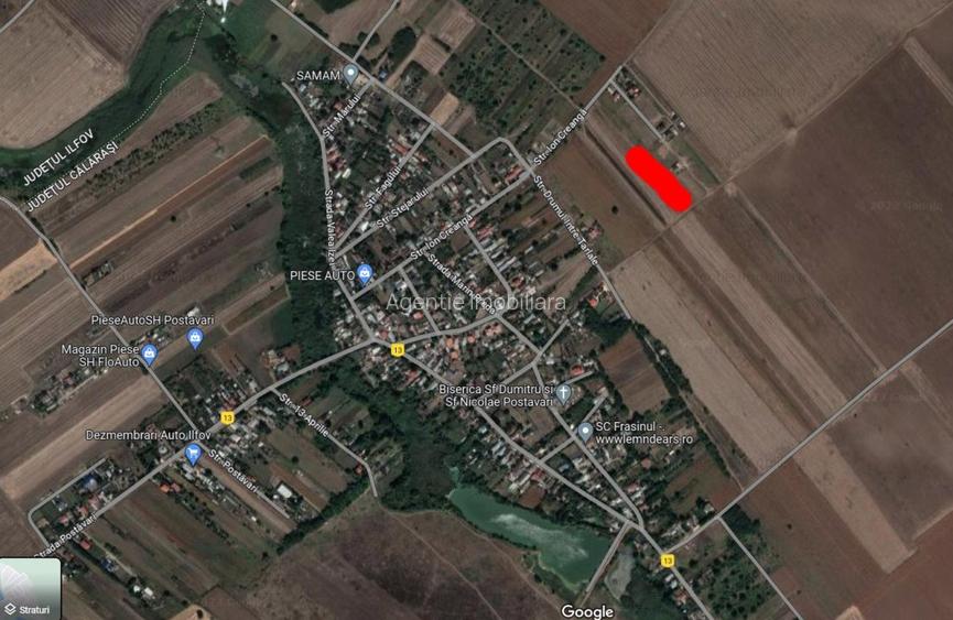 Teren Postavari - Frumusani - 1956 mp - 2