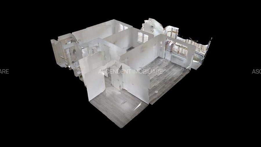 3 camere, etaj1, decomandat, terasa, parcare, Casa Nobel, aria Coresi, Tractorul - 21