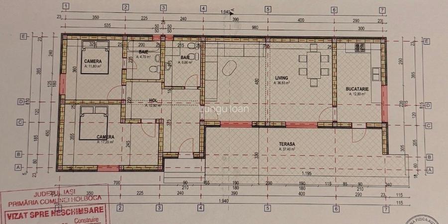 Casă + spațiu comercial de vânzare – proprietar persoană fizică – teren  - 16