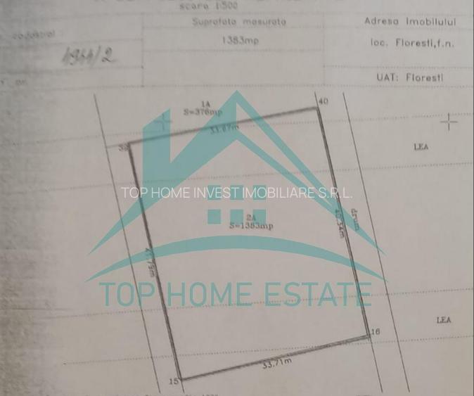 De vanzare teren intravilan, zona  Muzeul Apei, Floresti! - 2