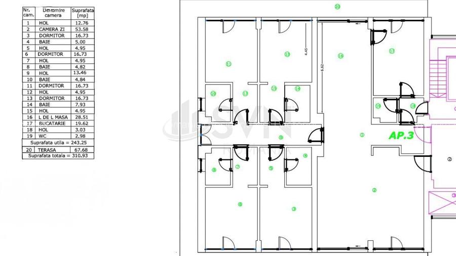 REA1027668 Apartament 5 camere I 241 mp utili I 2 locuri de parcare I Kiseleff - 16