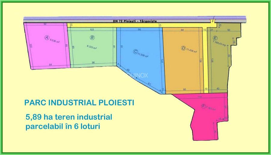 Teren industrial in Parcul Industrial Ploiesti, 5,89 ha, ECX78995 - 2