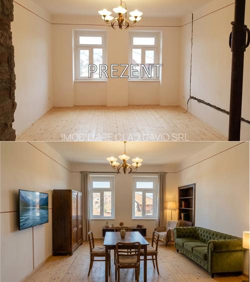 CASA SINGUR CURTE DE RENOVAT  cu teren 297 mp -ZONA PIATA UNIRII- comision 0% - 16