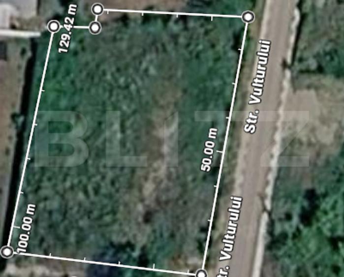 Teren intravilan, 1013 mp, zona Valea Lupului