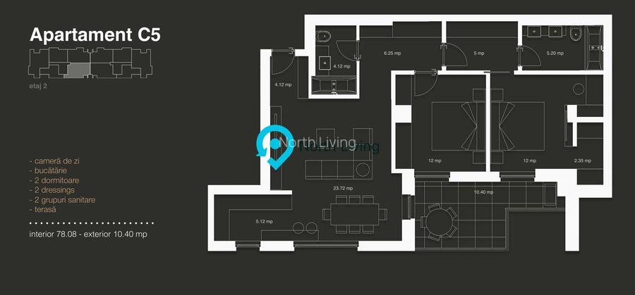 Apartament 3 Camere de LUX | Nou | Iancu Nicolae | Finisaje Premium - 2