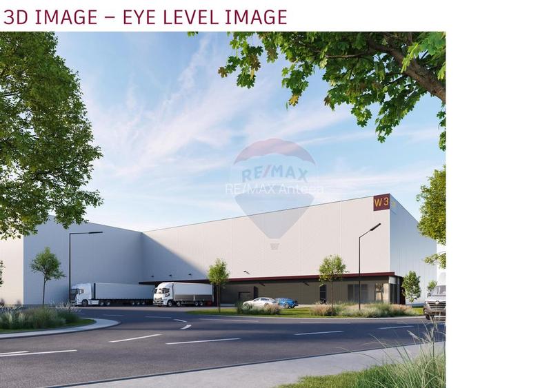 Teren logistic, PUZ aprobat, 7,63 ha, platforme + hale 23.396 mp. A0 - 7