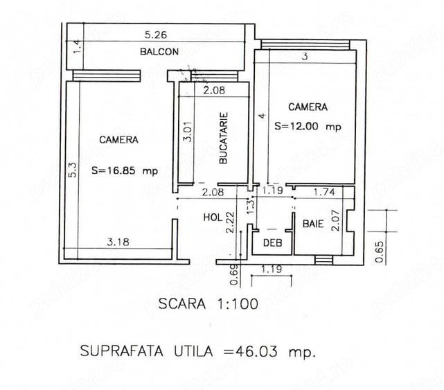Apartament 2 camere-etaj 1-Tătărași - 10