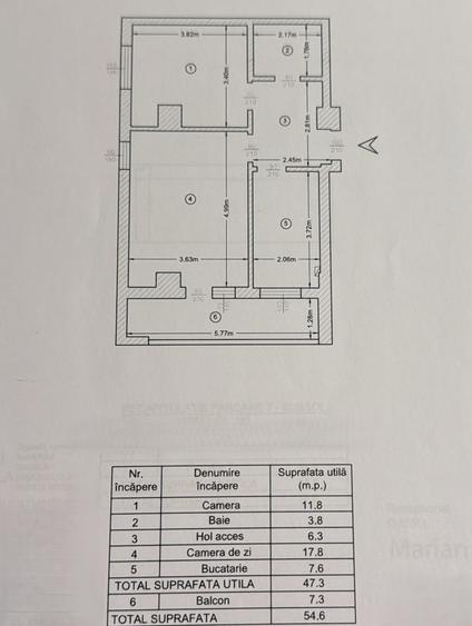 2 CAMERE DECOMANDAT MOBILAT+UTILAT PACURARI, IASI