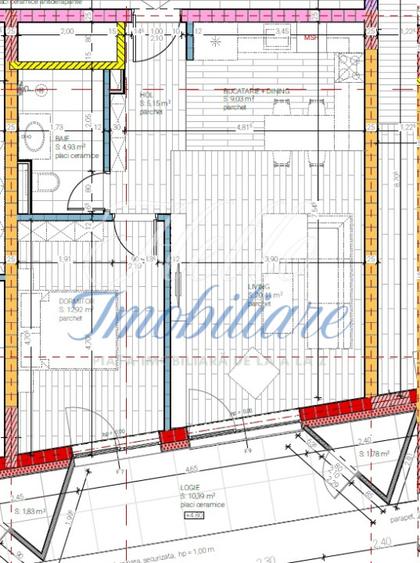 Apartament de vanzare 2 camere, 53mp zona Calea Baciului
