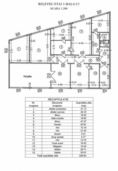 Halā/Spațiu Industrial + Birouri 1.750 mp + Teren 1.170 mp / Șoseaua Berceni