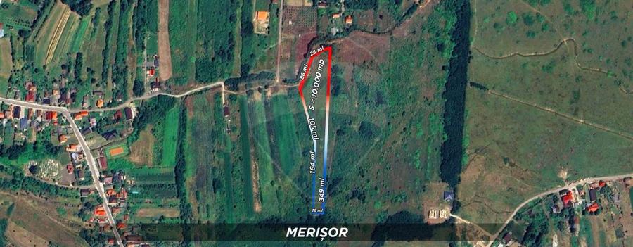 Teren intravilan de vânzare – Merișor, jud. Maramureș