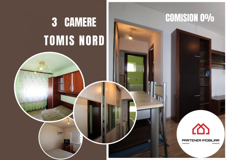 Preț redus! Apartament 3 camere în Tomis Nord – Cireșica, lângă Campusul Univers