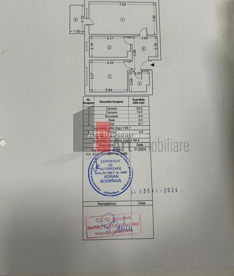 Apartament 2 camere  Exigent Faza 5 Lujerului - 12