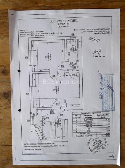 Vânzare - Apartament 2 Camere Lux Piața Romană | 50 mp | Vizavi de ASE - 1