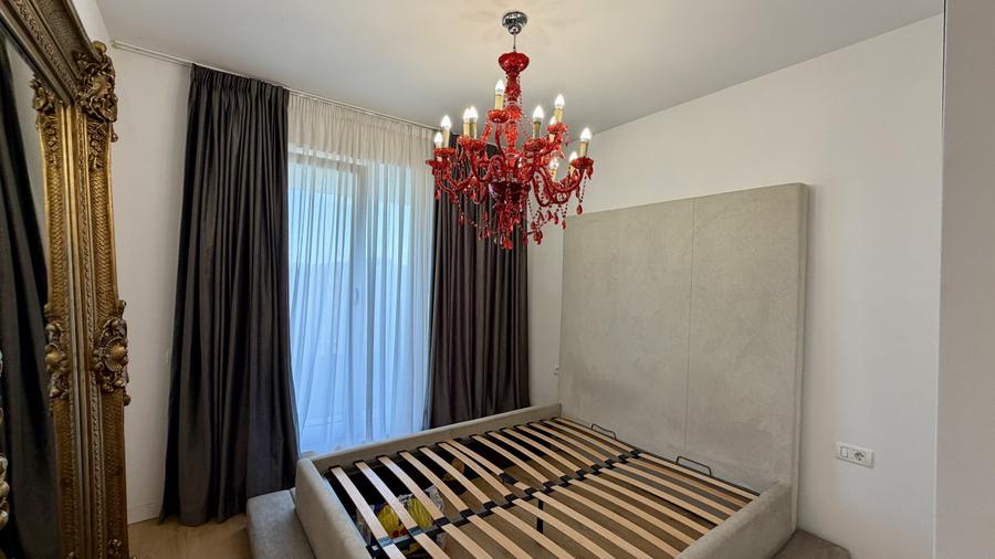 2 camere cu grădină privată de 50 mp de închiriat în Tunari parcare inclusa