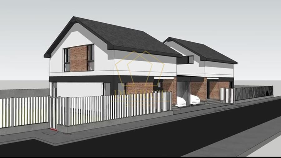 Duplex cu 4 camere, despărțit prin camera tehnica  | Mosnita Veche
