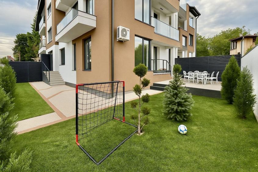 Aviatiei-Baneasa / Bloc boutique / Apartament cu gradină