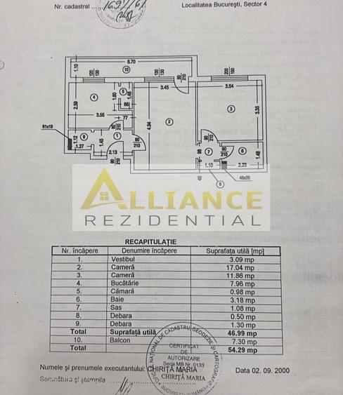 Apartament 2 camere Nitu Vasile