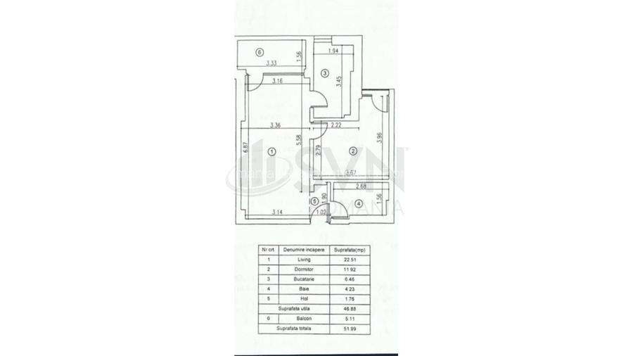 REA1028768 Apartament 2 camere de vanzare l Barbu Vacarescu - 10