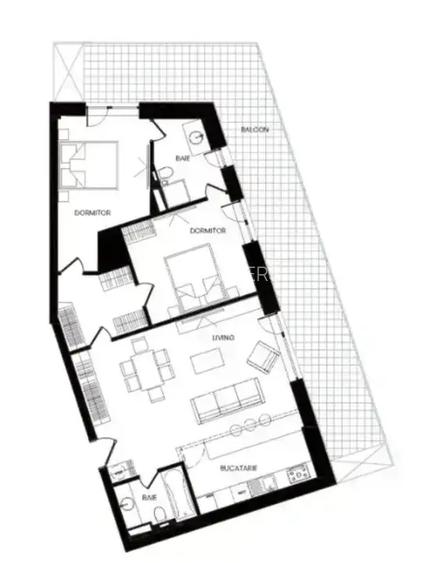 Apartament 3 camere sut 119mp,Bloc boutique,Metrou Pipera,Comision 0% - 7