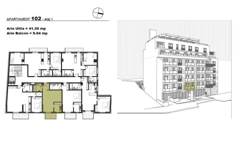 Apartament cu 1 camera confort sporit in bloc premium - 10