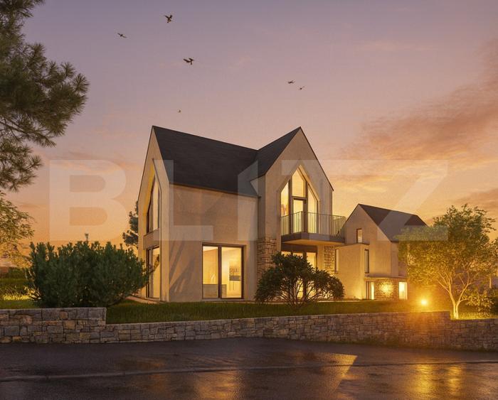 Vila 4 din proiectul SUNRISE RESIDENCE de langa padurea Faget