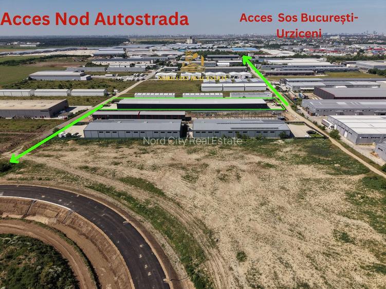 Hală Industrială P+1E | 8.000 mp teren | Acces A0 | DN2 | Afumați - 2