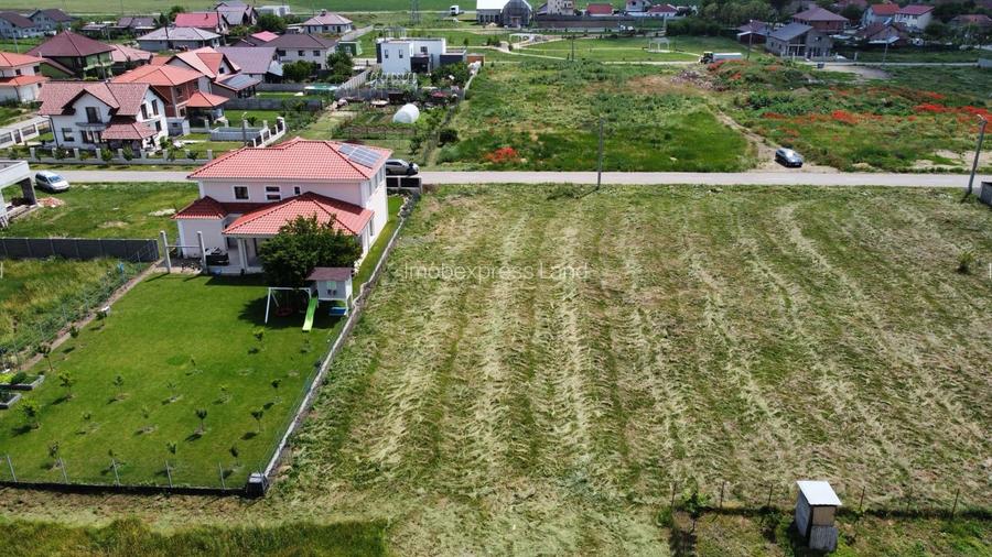 Teren intravilan 931 mp | Front 19 ml | Utilități | Asfalt | Dudeștii Noi - 4