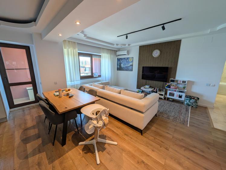 Apartament 3 camere 80mp | 0 comision | Pipera - Scoala Americana | mobilat util