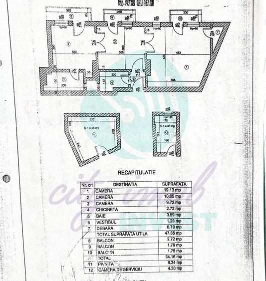 2 camere | Cotroceni | Centrala proprie | Ideal locuință sau birou - 6