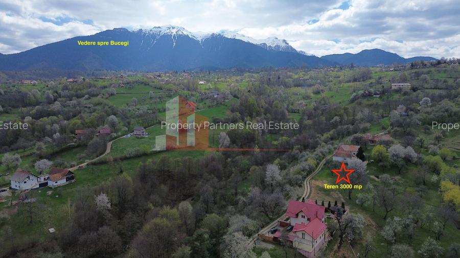 TEREN PREMIUM ÎN BRAN – SOHODOL | 3000 MP CU PANORAMĂ EXCEPȚIONALĂ