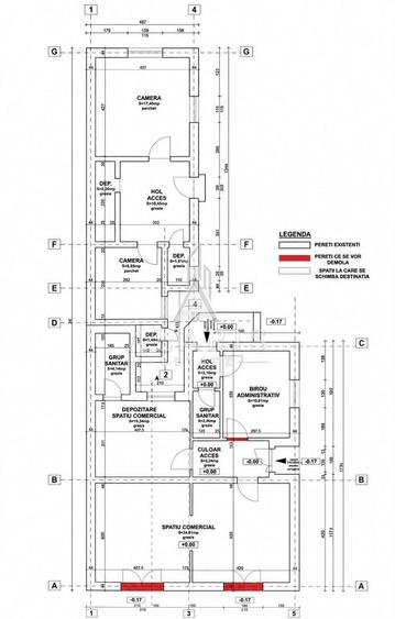 Casa cu 2 spatii SAD si 2 apartamente, in Lipovei