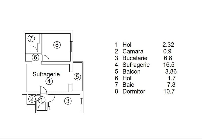 Apartament 2 Camere Victoriei 5 min metrou fara risc investitie