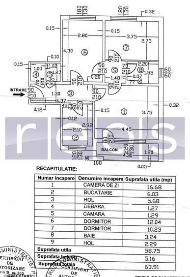 VANZARE 3 CAMERE SEMIDECOMANDAT DRUMUL TABEREI -FAVORIT - 16