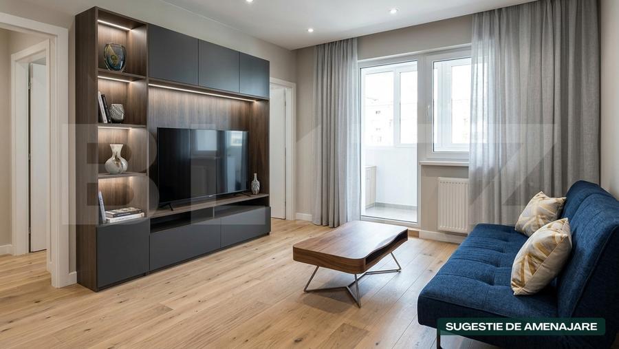 Apartament 4 camere decomandate, 79.02 mp, etaj 1, zona Lipovei