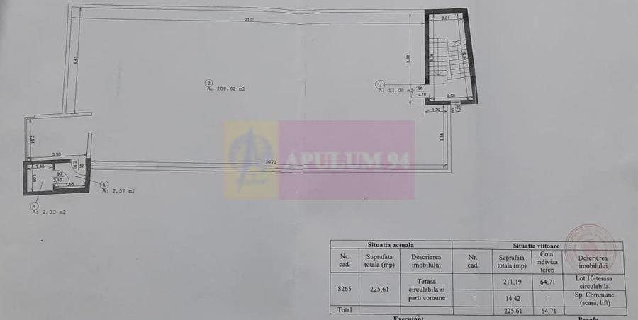 Unirii-Camera de Comert, Rooftop-Penthouse scara privata-lift, 460mp