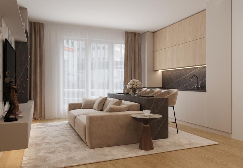 2 Camere cu Grădină de 48 mp | Parter - PIPERA