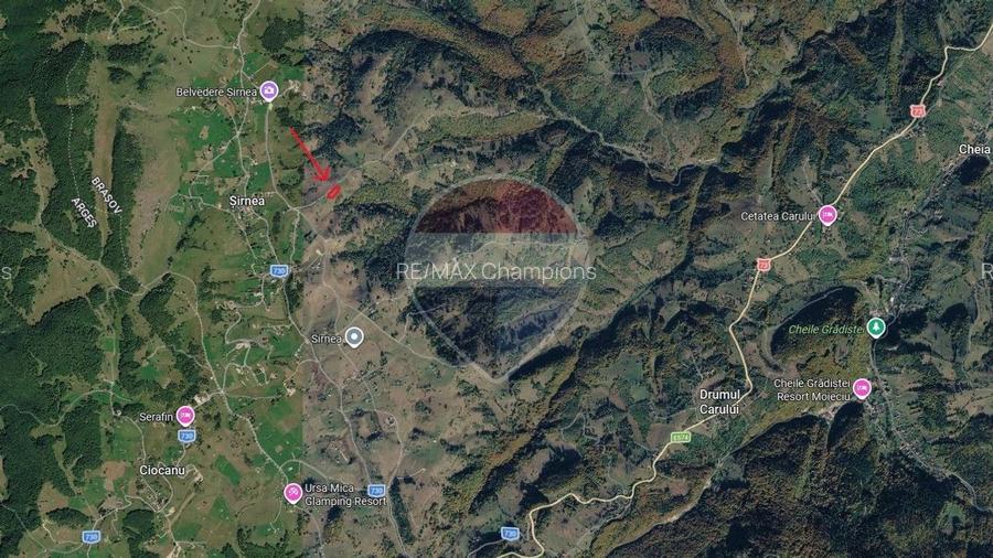Comision 0%| Loturi intravilan Șirnea –Fundata | PUZ  |Priveliște 360° - 3