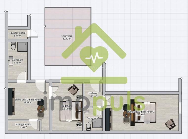 🏡 2 apartamente STUDIO pe Eugeniu de Savoya ✨ - 1